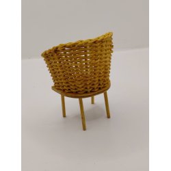 Stol i flet (h�ndlavet) 1:12