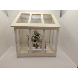 Drivhus i umalet tr� (brugt/som nyt) SENDES P� EGET ANSVAR