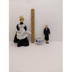 Stor blomster krukke i porcel�n (brugt)