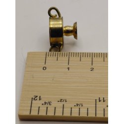 Pokal/lysestage/sk�l i metal (vintage)