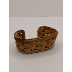 Flettet hund/katte kurv (vintage)