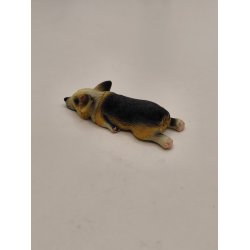 Corgi der sover. I resin (ny)