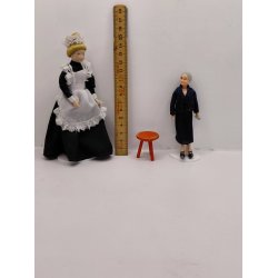 Skammel i tr� (vintage med patina)