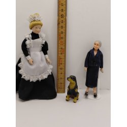 Rottweiler i resin (brugt)