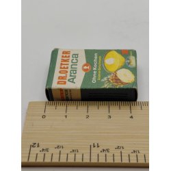 Dr. Oetker ananas dessert stor �ske i kraftig karton. Tysk (vintage)