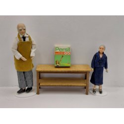 Persil 65 vaskepulver stor �ske i kraftig karton. Tysk (vintage)