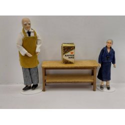 kaffe. Stor �ske i kraftig karton. Tysk (vintage/med patina)