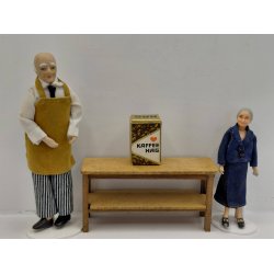 Kaffe. Stor �ske i kraftig karton. Tysk (vintage)