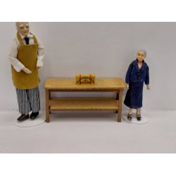 kaffetils�tning �ske i tr�. DANSK (vintage)