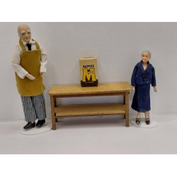 Kaffe �ske (stor) i kraftig karton. Tysk (vintage)