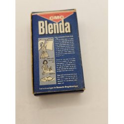 Blenda vaskepulver stor �ske i kraftig karton. DANSK (vintage)