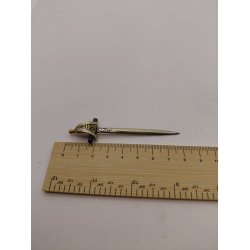 Toledo miniature sabel/sv�r i metal (brugt)