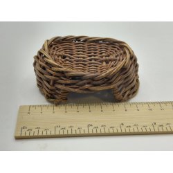 Flettet hundekurv (vintage)