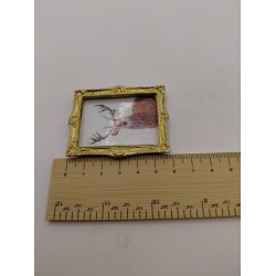 Billede af hjort (brugt) 6 x 4,5 cm 
