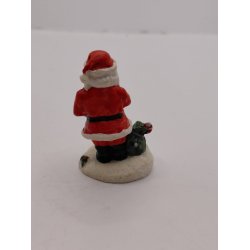 Lille julemand i resin (brugt) H 5 cm