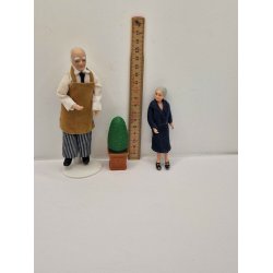 Schleich busk i potte, i plastik (brugt)