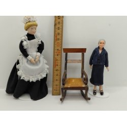 Gyngestol i tr�. Schakmann (vintage/med lille fejl)