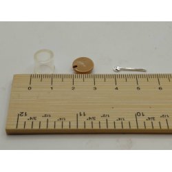 Krukke med ske i plastik (ny)