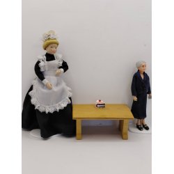 Lagkage stykke i resin.  1:12 (nyt)