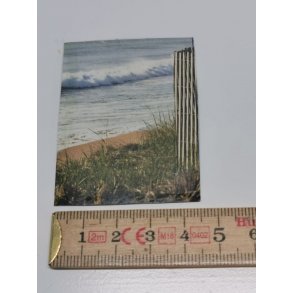 Plakat af strand (lamineret)