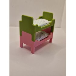 Lundby barneseng inkl sengetj (brugt)