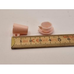 Lyserdt plastik lot (brugt)