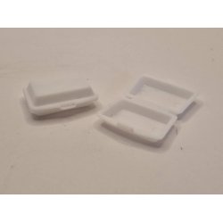 Madkasse / plastik ske (ny)