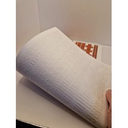 Murstens/flise tapet med struktur (nyt)