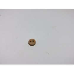 Knap lysbrun, i plastik 0,4 cm (ny)