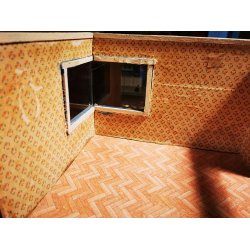 Nisse eller Dukkehus scala 1:12 med 2 rum (antik)