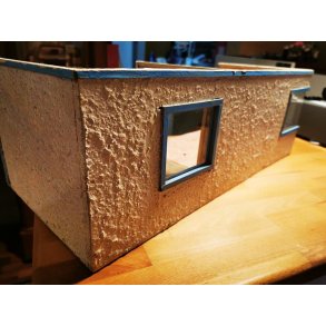 Nisse eller Dukkehus scala 1:12 med 2 rum (antik)