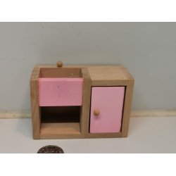 Kkken skab med vask til dukkehus scala 1:16 (brugt)