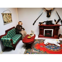 Cigar ske i lyst tr (ny)