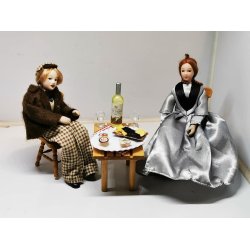 Fad i plastik til dukkehus scala 1:12 (ny)