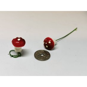 2 stk Pynte svampe (ny)