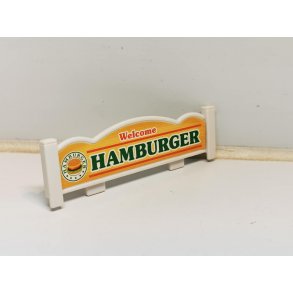 Sylvanian burger skilt (brugt)