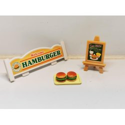 Sylvanian burger skilt (brugt)