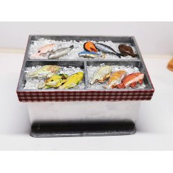 Lakse stykke I plastik (brugt)