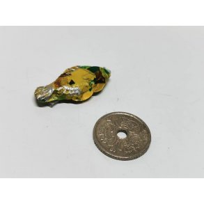 Gul/grn fisk (hndlavet)