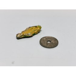 Gul fladfisk i plastik (hndlavet)