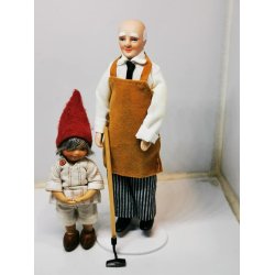 Hakke i tr og metal (brugt)