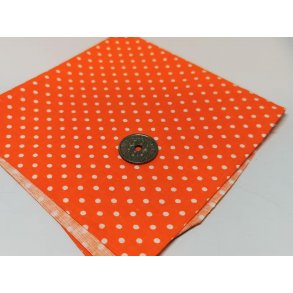 Patchwork stof orange (nyt)