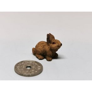 Porcelns/resin kanin eller hare (brugt) 