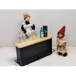 Glas med citron skive og sugerr (nyt)