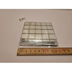 1 stk spejl (brugt/vintage) 9,8 x 9,8 cm