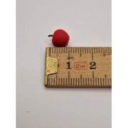 1 stk rd eller grn bler (hndlavet)