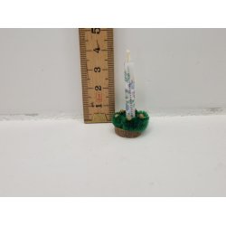 Juledekoration med kalenderlys (hndlavet)