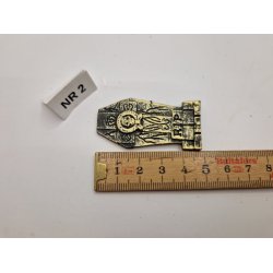 1 stk  Halloween gravsten i resin 5 x 2,5 cm (ny)