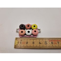 Fad i metal med doughnut (nyt)