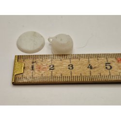 St med kop, underkrop og dessert tallerken i plastik (hndlavet/kan males)